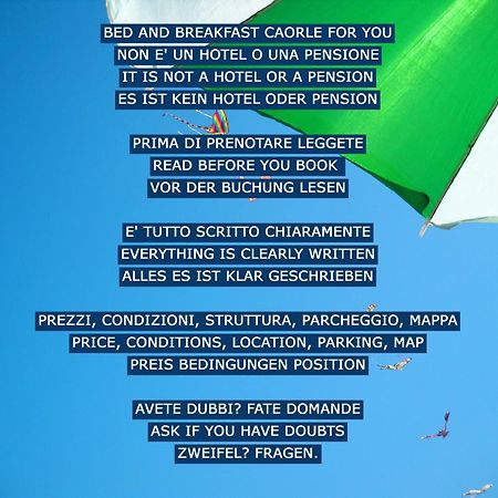 B&B Caorle For You Exterior foto